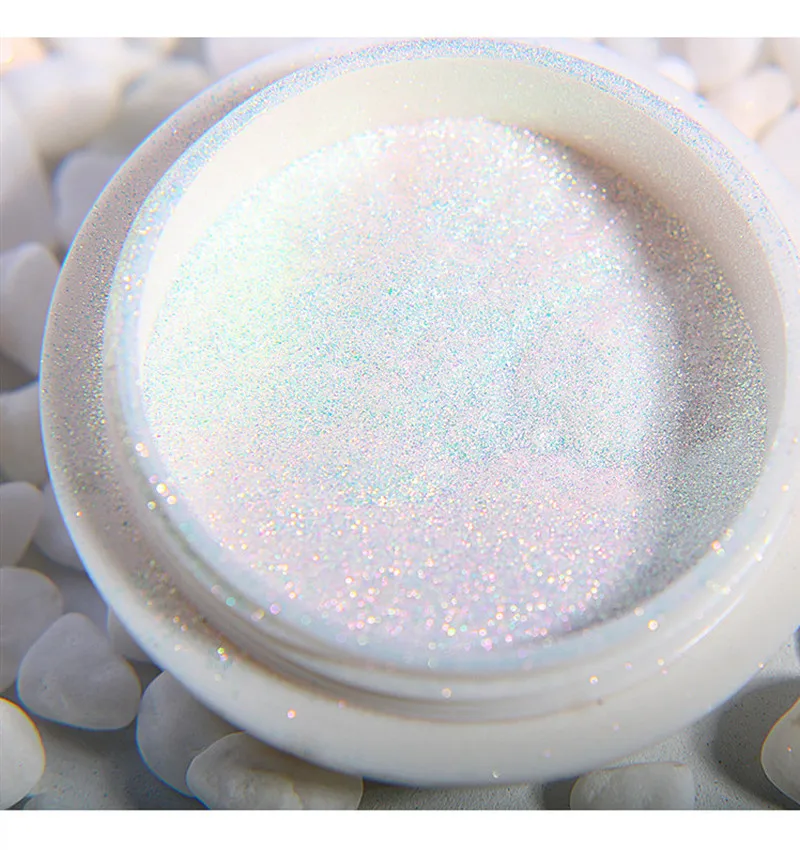 

Mirror Neon Aurora Nail Art Glitter Powders Mermaid Unicorn Chrome Pigment Dust Manicure DIY Nail Art Decoration 1 Box 0.3g