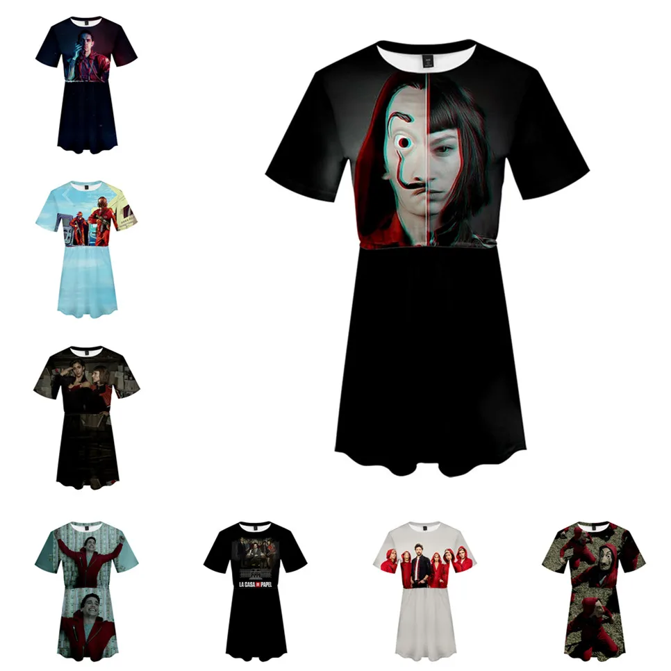 

La Casa De Papel Women Dresses Cosplay Costume Money Heist Shirts Uniforms Costume