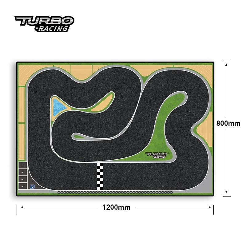 1 X 80 Cm Mini Car Track Fit For Different Scale Rc Car Turbo Racing 1 76 Mini Rc Car Race Track Parts Accs Aliexpress