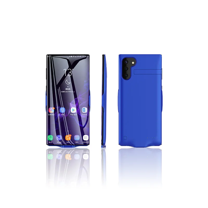 6800 мА/ч чехол для внешнего аккумулятора телефона для samsung Galaxy Note 10 10+ 10plus переносной чехол для зарядного устройства Внешний аккумулятор задняя крышка с зажимом