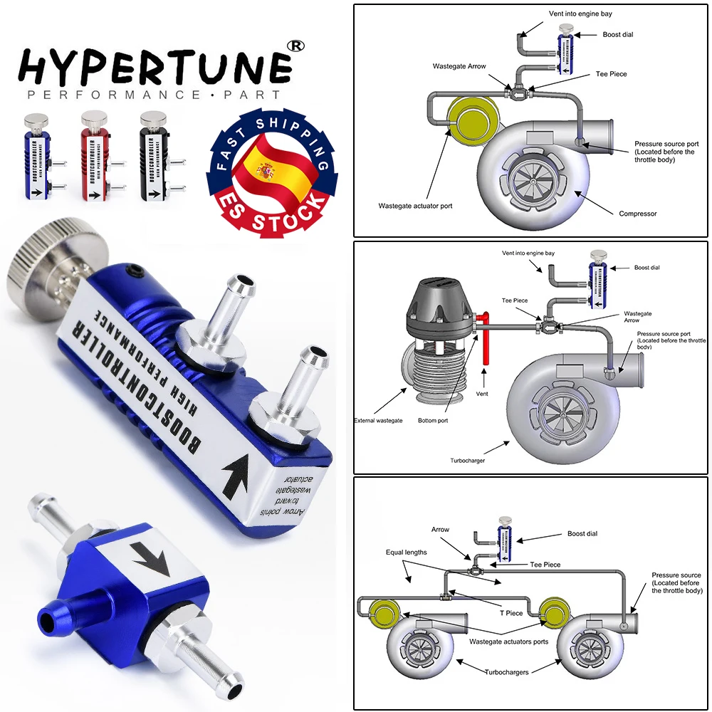 Hypertune-Универсальный Регулируемый ручной контроллер TURBO BOOST KIT 1-30 PSI в каюте CONTROL HT3123