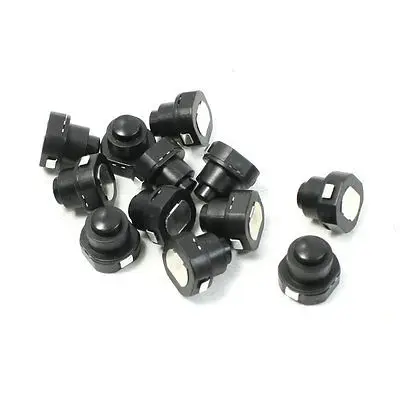 

12Pcs Latching Action 2 Terminal Flashlight Push Button Switch AC 250V 1.5A