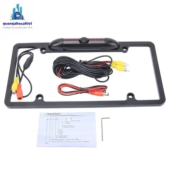

US license plate special waterproof 720x540 resolution 120-170 degree view reversing camera with infrared night vision function