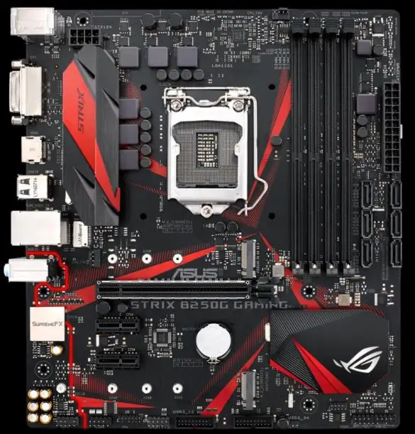 Новая игровая материнская плата Asus ROG STRIX B250G DDR4 LGA 1151 B250 для настольного