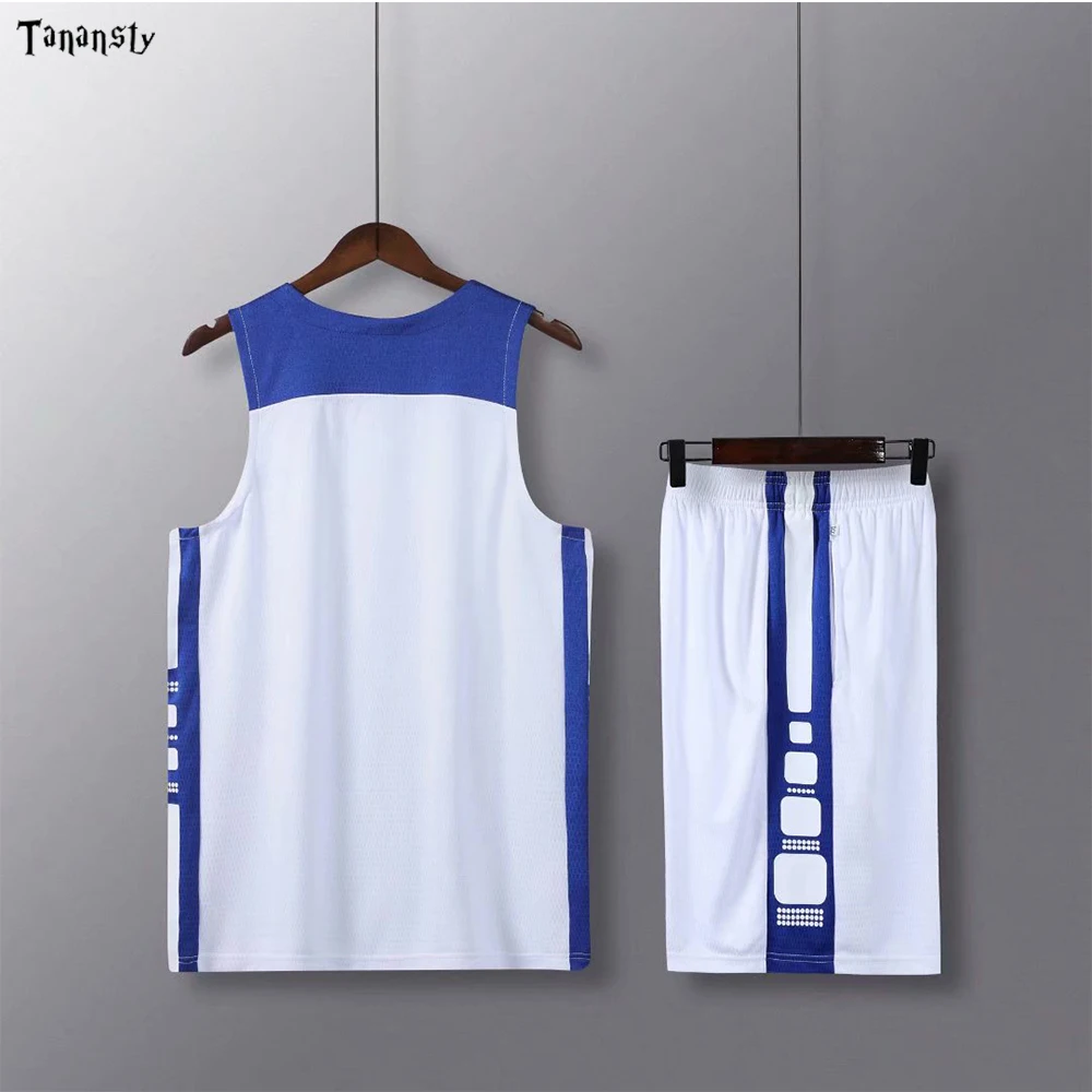 Shop Mens Plain Basketball Jersey Gym Sports Basic Blank