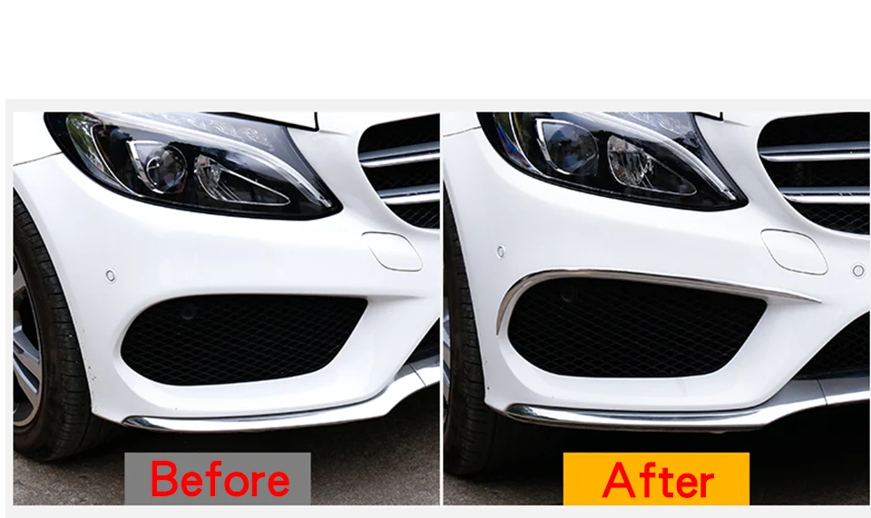 Передний противотуманный светильник для mercedes w205 amg Mercedes c class аксессуары w205 mercedes benz w205 c63 внешняя отделка