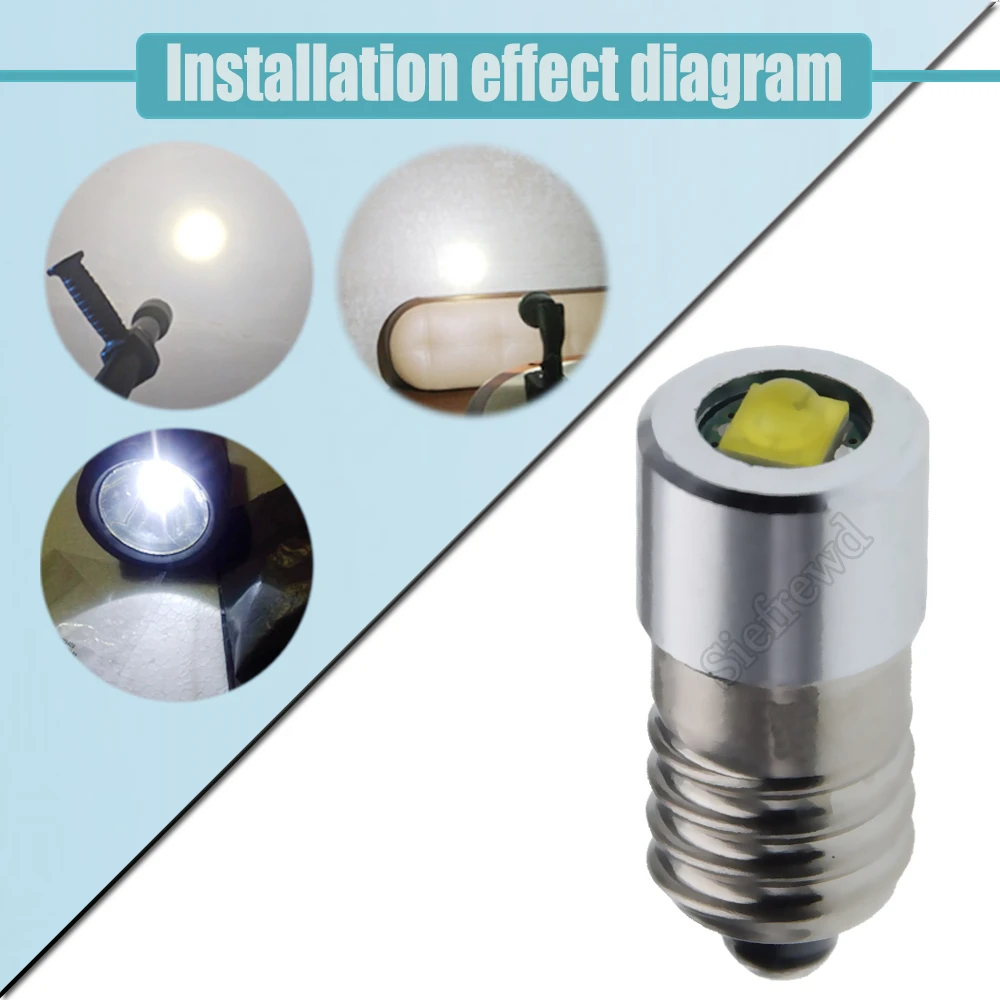 XBD Ĩ LED ������ ���� ��� ���� ��ü ��ġ, ������ ���� ��ũ�� ����Ʈ, 3W E10, 3V, 3.8V, 4.5V, 4.8V, 6V, 3-6V, 4-24V, 18V, 1 ��