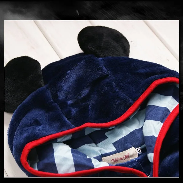 BOY'S Girls' Bathrobe CHILDREN'S Cartoon Bathrobe 2-Color Home Women's Robes