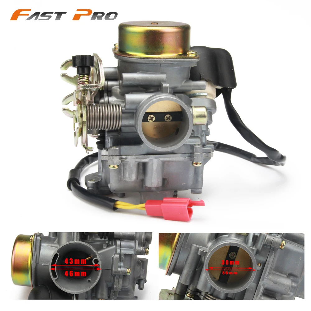 Carburador CVK30 Para Motocicleta Tanque De 30mm Para Scooter Keihin 
