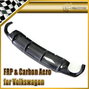 

Car-styling For Scirocco R Cup-Racing Style Carbon Fiber Rear Diffsuer Glossy Finish Bumper Splitter Lip Fibre Drift Racing Kit