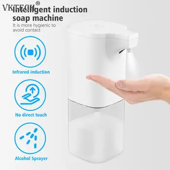 

350ml Smart Automatic Liquid Soap Dispenser Alcohol Sprayer Kitchen Bathroom Touchless Infrared Sensor Hand Washing Container