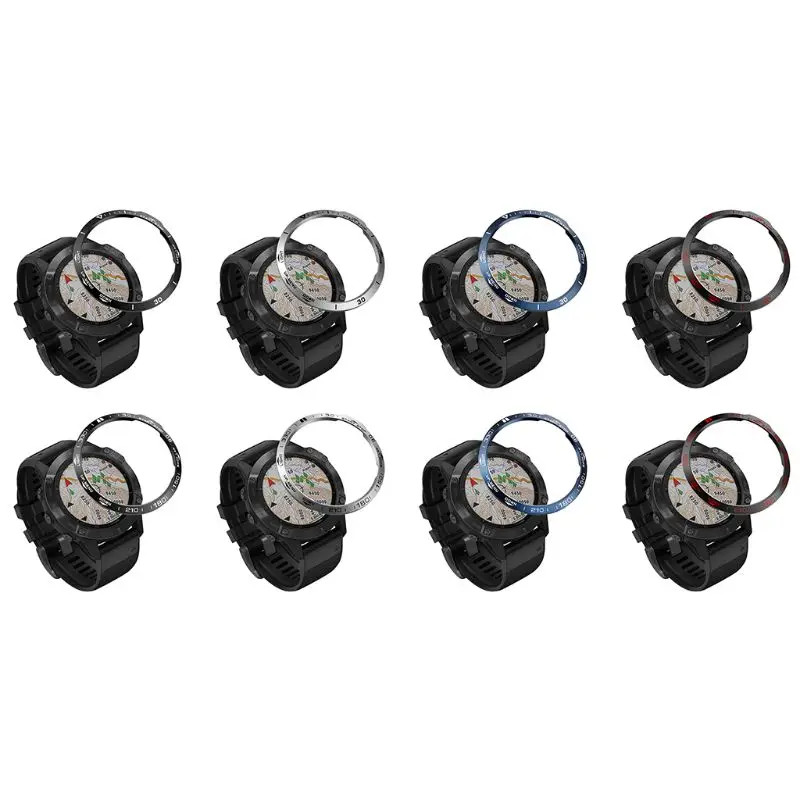 

Metal Cover Bezel Ring Dial Scale Speed Protective Case for Gar-min Fenix 6 Kit