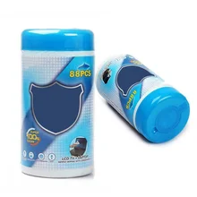 88 шт./кор. Очищающие Влажные Салфетки мягкий монитор для ноутбука ЖК-экран телефон объектив стекло салфетки OUJ99