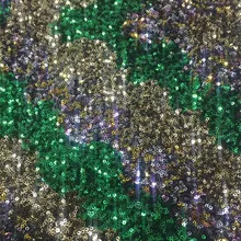 Модный Тюль Вышивка французский чистая кружевная ткань YG-724-881 с блестками для праздничного платья