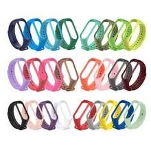 StrapForXiaomiMiBand6543SiliconeWristbandBraceletReplacementForXiaomiBand56MiBand43WristColorSoftStrap