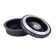 Anel adaptador de lente fd, para câmera eos ef FD-EOS FD-CANON, com vidro óptico, foco infinito 600d 5d2 6d 70d