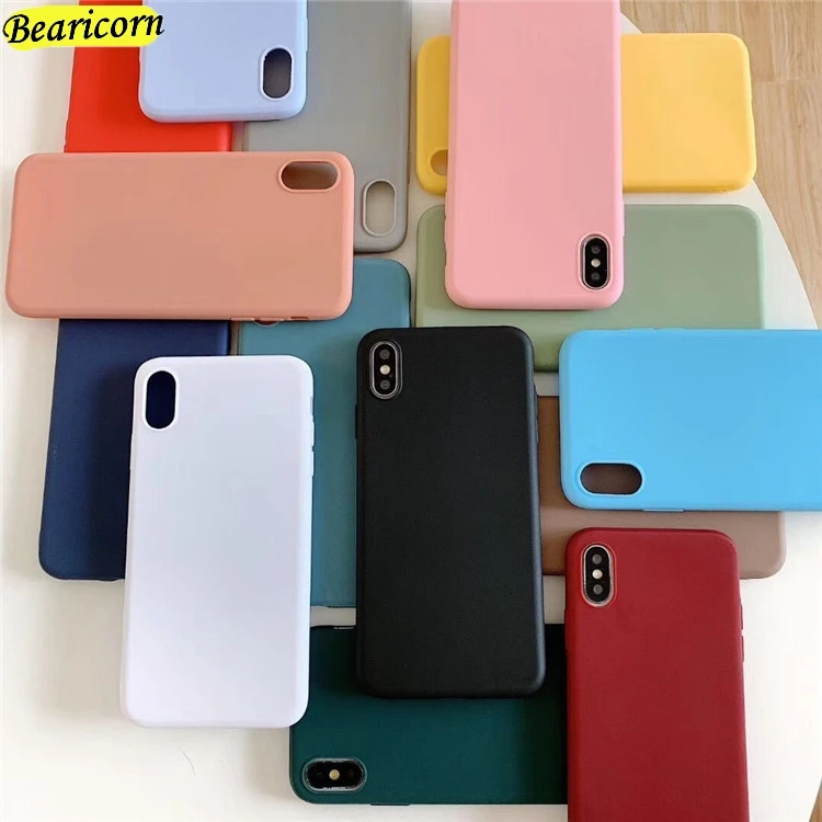 Soft Silicone Phone Case For Xiaomi Redmi 4A 4X 5A 5 Plus 6 6A 7 7A 8 8A Pro 9 9A 9AT 9i 9C NFC Fashion Candy Colors Back Cover | Мобильные
