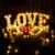 16/21 СМ LED Letter Lights Heart Letter Symbol Sign Night Light for Christmas Valentine's Day Wedding Party Desk Home Decoration