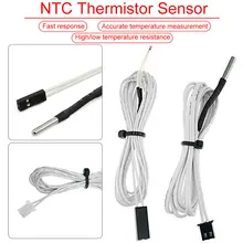 1 м/2 м HT-NTC100K термистор Температурный датчик для высокотемпературной нити 350 градусов Hotend комплект для деталей 3D-принтера