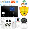 Wifi GSM Alarm System 433MHz Home Burglar Alarm Wireless & Wired Detector RFID TFT Touch Keyboard 11 Languages Compatible Alexa ► Photo 1/6