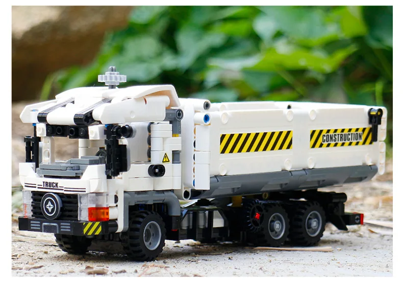 Ewellsold, 799 шт., инженерные строительные блоки для грузовиков, совместимые с автомобилем, кирпичи, развивающие игрушки DIY для мальчиков