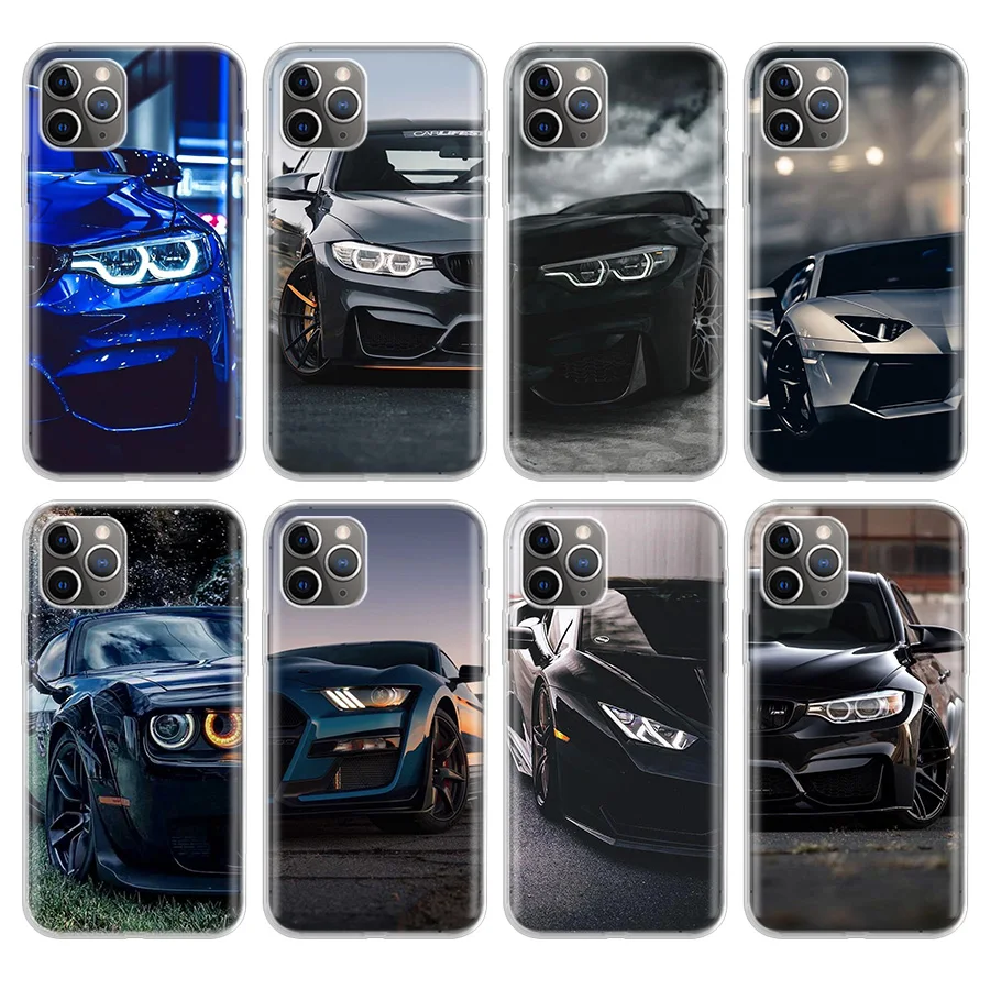 Чехол для телефона синий красный Bmw iPhone 11 Pro 6 6S 7 8 Plus 10 X XS MAX XR 5 SE|Бамперы| |