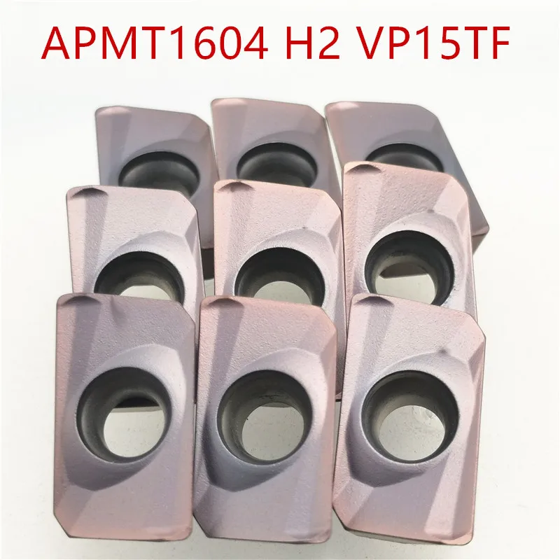 100 шт. APMT1604 M2 VP15TF APMT1604 H2 VP15TF поворотные твердосплавные вставки инструмент APMT 1604