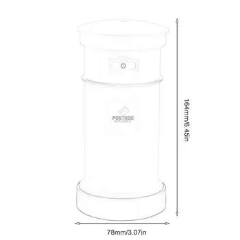 

Creative With The Same Postbox Humidifier Usb Home Quiet Office Cartoon Mini Three-In-One Humidifier