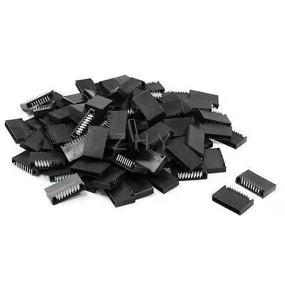 

100 Pieces Dual Rows 17 Pins S-17P Right Angle Header for Breadboard