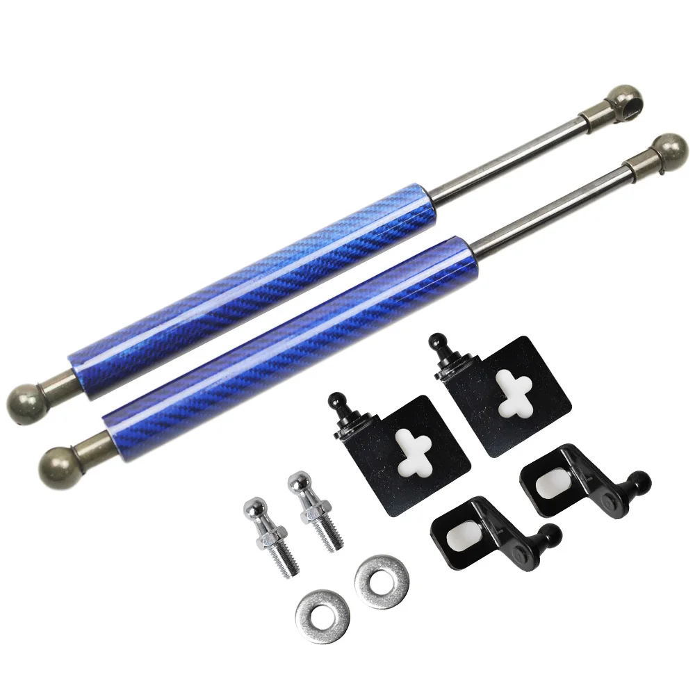  for Opel Corsa E 2014-2019 Font Bonnet Hood Modify Gas Struts Carbon Fiber Lift Support Shock Dampe