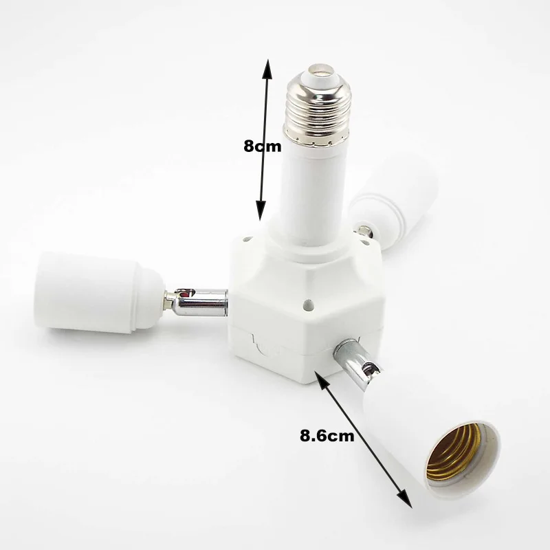 lâmpada led suporte de lâmpada adaptador conversor soquete para luz led