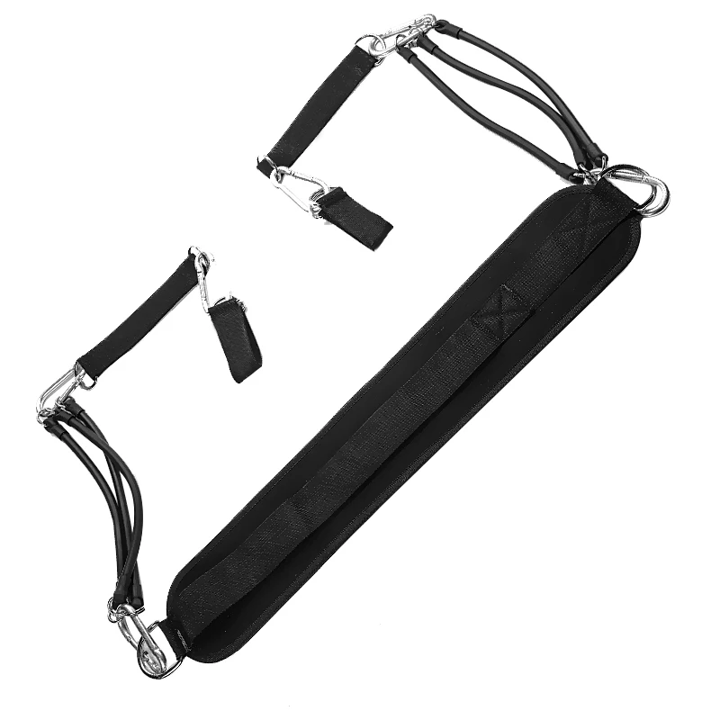 Set Fasce Resistenza Con Cinturino Alla Caviglia – 3 Livelli 10/20/30 LBS – Per Glutei E Gambe – Paletta Portatile Per Pilates E Fitness