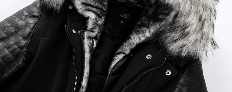 Mcikkny Men's Winter Windbreak Long Jackets Coats With Fur Collar Thermal Parkas For Male Overcoats Size S-XXL (9)