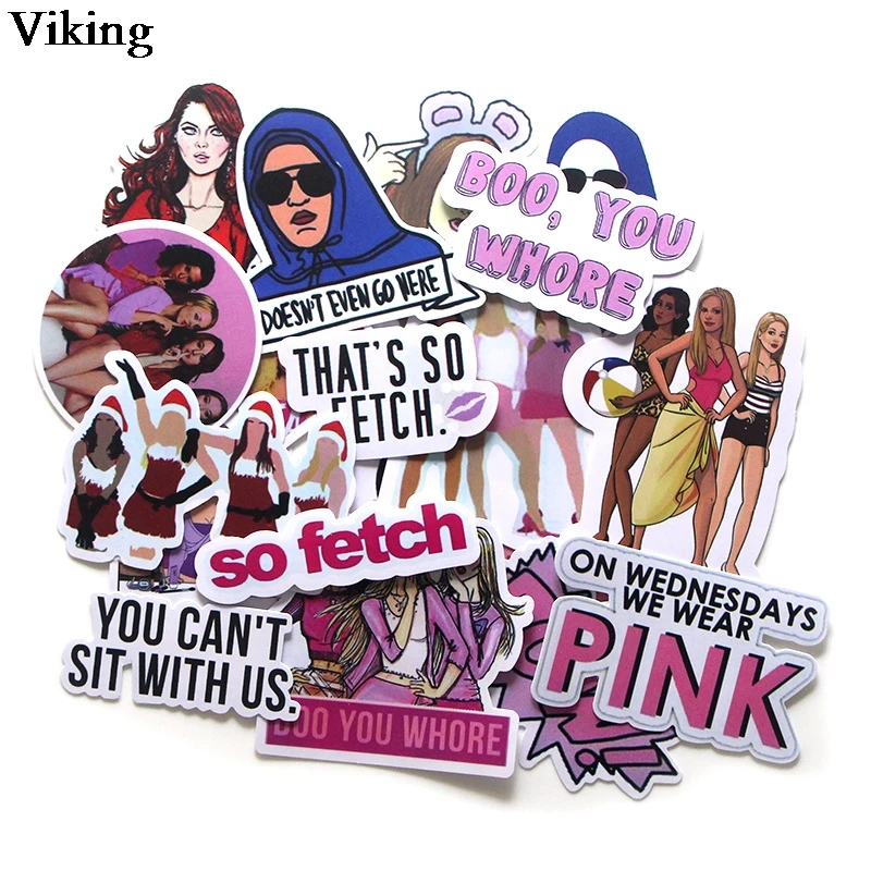 

21 Pcs/set Mean Girl women Stickers PVC Stickers For Notebook Scrapbooking Sticker Laptop Car Skateboard Sticker G0188