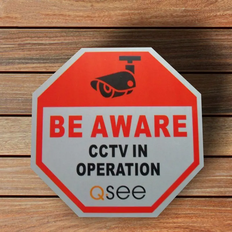

Warning Signs Monitoring Pattern Reflective Baking Paint Material Aluminum Plate Safety Protection Customize Warning Sign Boards