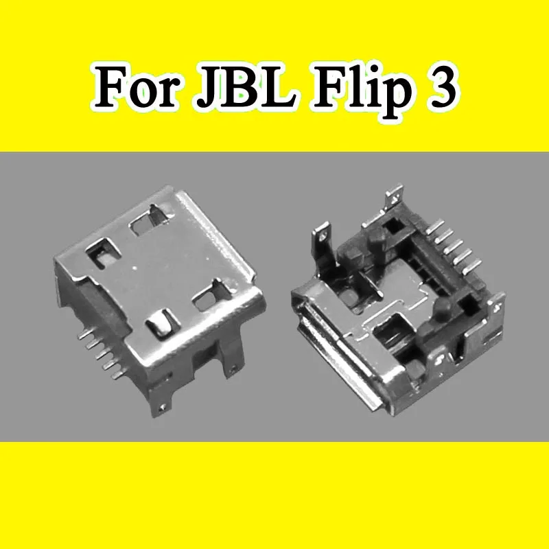 100pc Mini micro usb charging connector plug socket port power 5pin replacement repair for JBL FLIP 3 Bluetooth Speaker | Мобильные