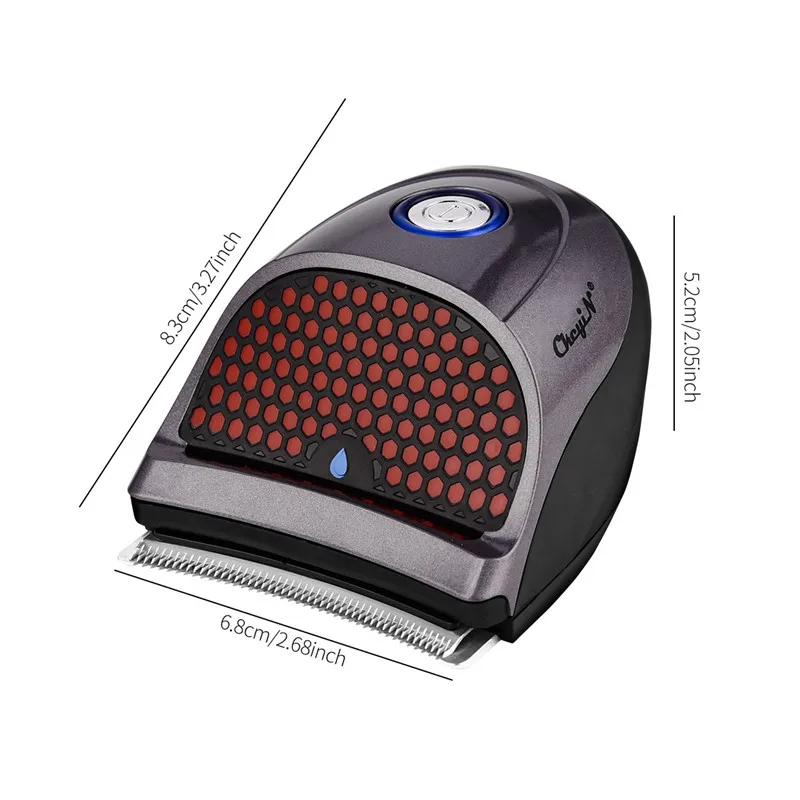 CkeyiN Rechargeable Self-Service Haircut Hair Trimmer Beard Shaver Cordless Hair Clippers Cutter for Men with 9 Combs Cloth