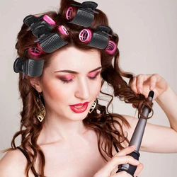 12 pçs modelador de cabelo clipes raiz do cabelo macio cabelo volumizing clipe franja modelador de cabelo diy ferramenta de estilo de cabelo rolos de cuidados com o cabelo mágicos