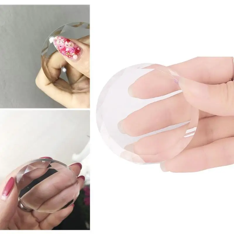 

Eyelash Adhesive Stand With Top Quality Reuseable Eyelash Extension Jade Stone Crystal Eyelash Glue Holder Makeup Tool