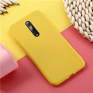 c TRISEOLY Мягкий Силиконовый противоударный чехол для Xiaomi mi 9T 9T Pro простой сплошной цвет Модный чехол для Xiao mi красный mi K20 K20 Pro Чехол - Цвет: c