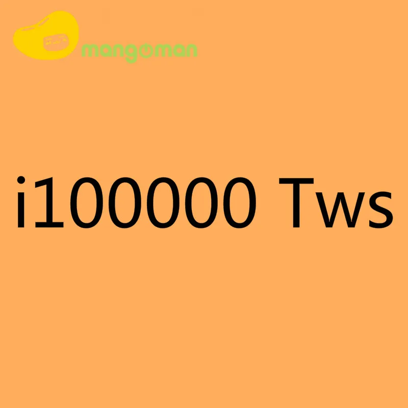 i100000 white Mangoman i100000 TWS гарнитура 1:1 копия Earbus беспроводные Bluetooth наушники pk w1 h1 1536u чип i500 i10000 i20000 i90000 pro TWS - Цвет: i100000 white