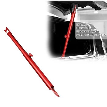 

Support Rod for Car Polishing Retractable Aluminum Vehicle Door Fixing Support Bar for Automobiles Red