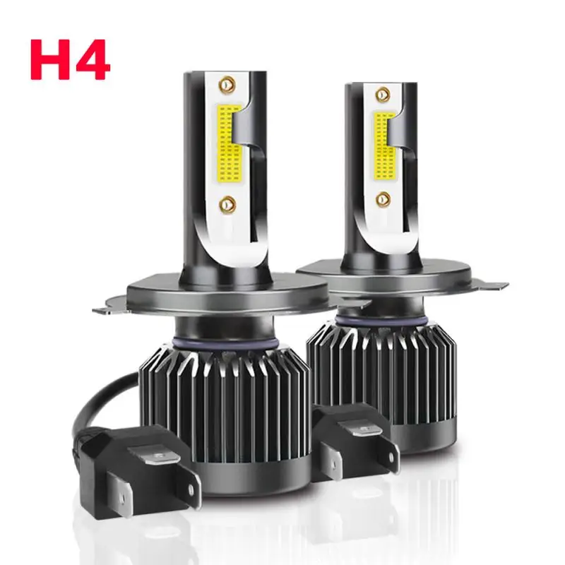 Из 2 предметов H4 светодиодный головной светильник 12V Светодиодный светильник 80W 6000K 12000LM автомобилей головной светильник s мини-светильник H4 светодиодный лампы IP68 Водонепроницаемый