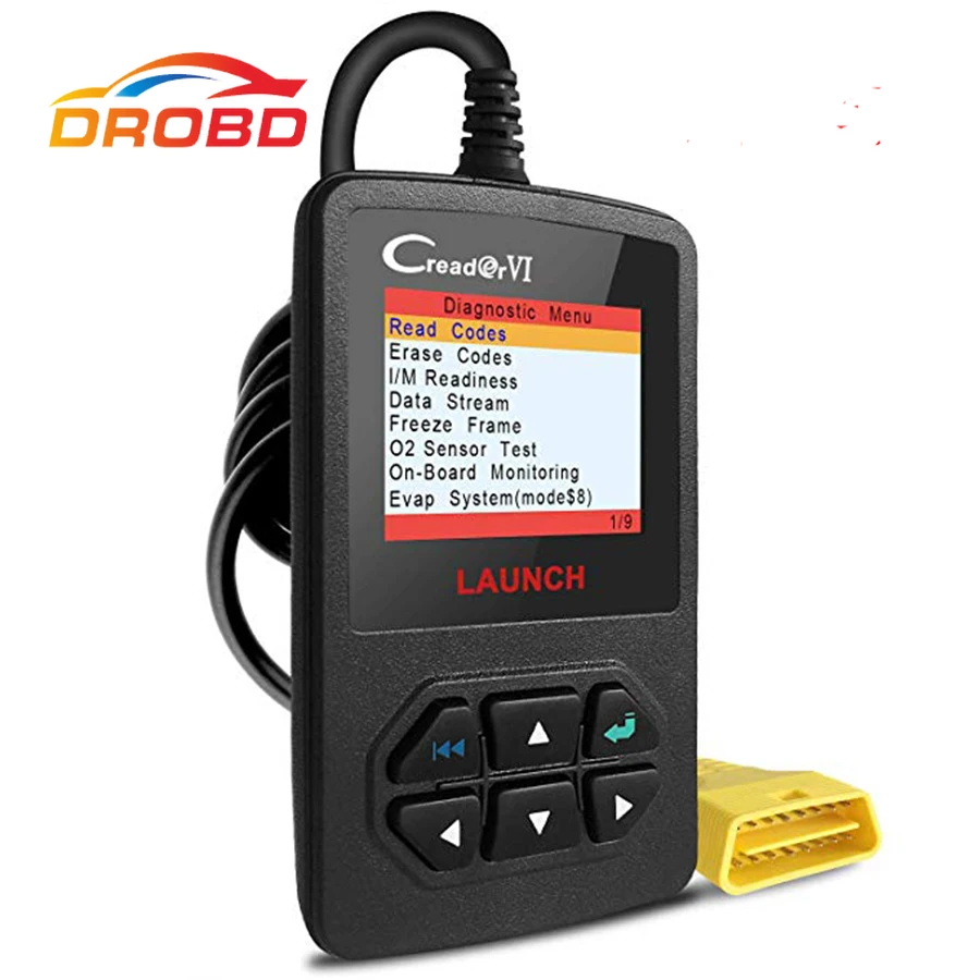 Считыватель кодов Launch VI6 сканер с поддержкой OBDII и функций OBD2 автоматический