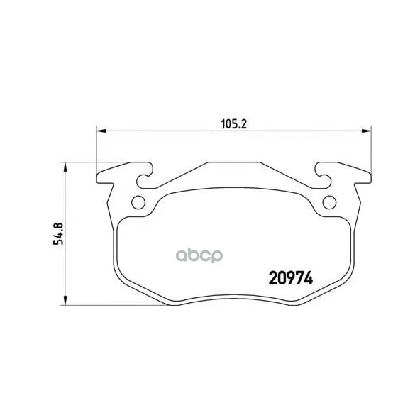 Колодки Тормозные Brembo P61032 Brembo арт. P61032