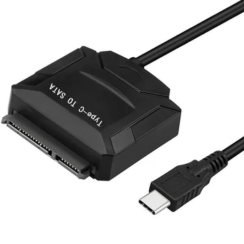 

Type-C USB3.1 To SATA 22 Pin HDD Power Adapter Cable 2.5/3.5 Inch Hard Disk Drive SSD Converter Cables For CD DVD Device AS99