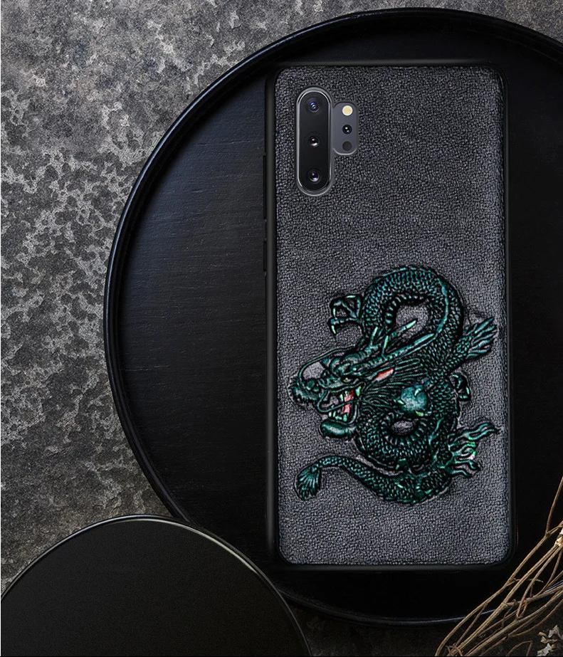 Креативный чехол с тиснением из натуральной кожи ручной работы для samsung galaxy A50 A70 A40 A20 Note 8 9 10 S8 S9 S10 plus чехол для телефона r