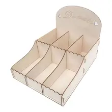 Деревянная 6-Cell пончик подставка для еды сервировочная посуда выпечка cd-дисплей держатель Конфетница украшение