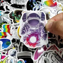 

Astronaut Alien Spaceship UFO Funny Fashion Pattern Phone Laptop Guitar Case Skateboard Bike Motorcycle Car Waterproof Stickers