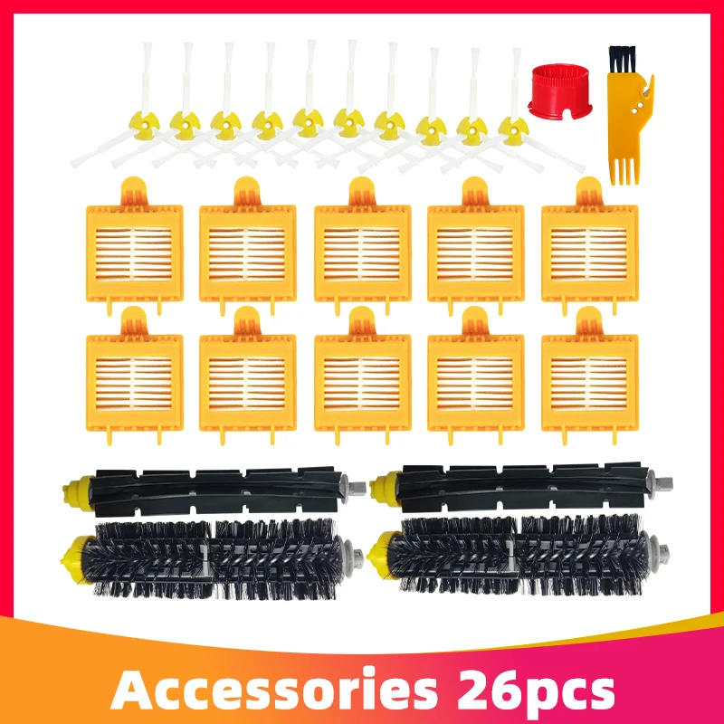 Main Brush Side Brushes Hepa Filter Accessories for iRobot Roomba 700 Series 770 780 790 772 774 775 760 Vacuum Cleaner Spare | Бытовая